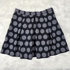 Gap Fit and Flare Polka Dot Mini Skirt